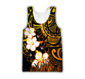 Amazing Polynesian Hibiscus And Tattoo Hawaii Style Unisex Deluxe Hoodie ML