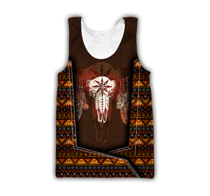 Customized Name Native American 3D All Over Printed Unisex Shirts