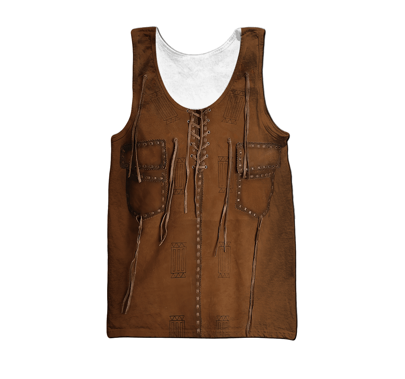 Native Cowboy Jacket No26 Cosplay 3D Over Printed Unisex Deluxe Hoodie ML