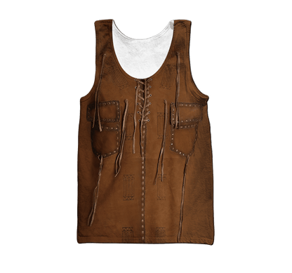 Native Cowboy Jacket No26 Cosplay 3D Over Printed Unisex Deluxe Hoodie ML