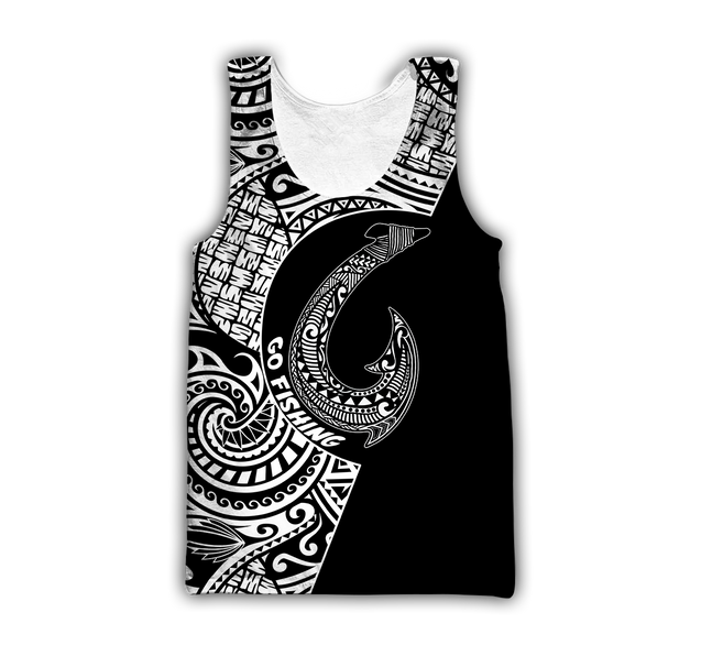 Amazing Polynesian Go Fishing Personalized Unisex Deluxe Hoodie ML