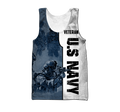 US Navy 3D All Over Printed Unisex Shirts