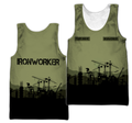 Premium Personalized 3D Printed Ironworker Shirts