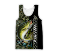 Fishaholic Bass Fishing camo unisex 3d all over printed shirts