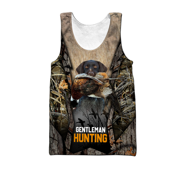 Hunting Dog 3D Over Printed Unisex Deluxe Hoodie ML