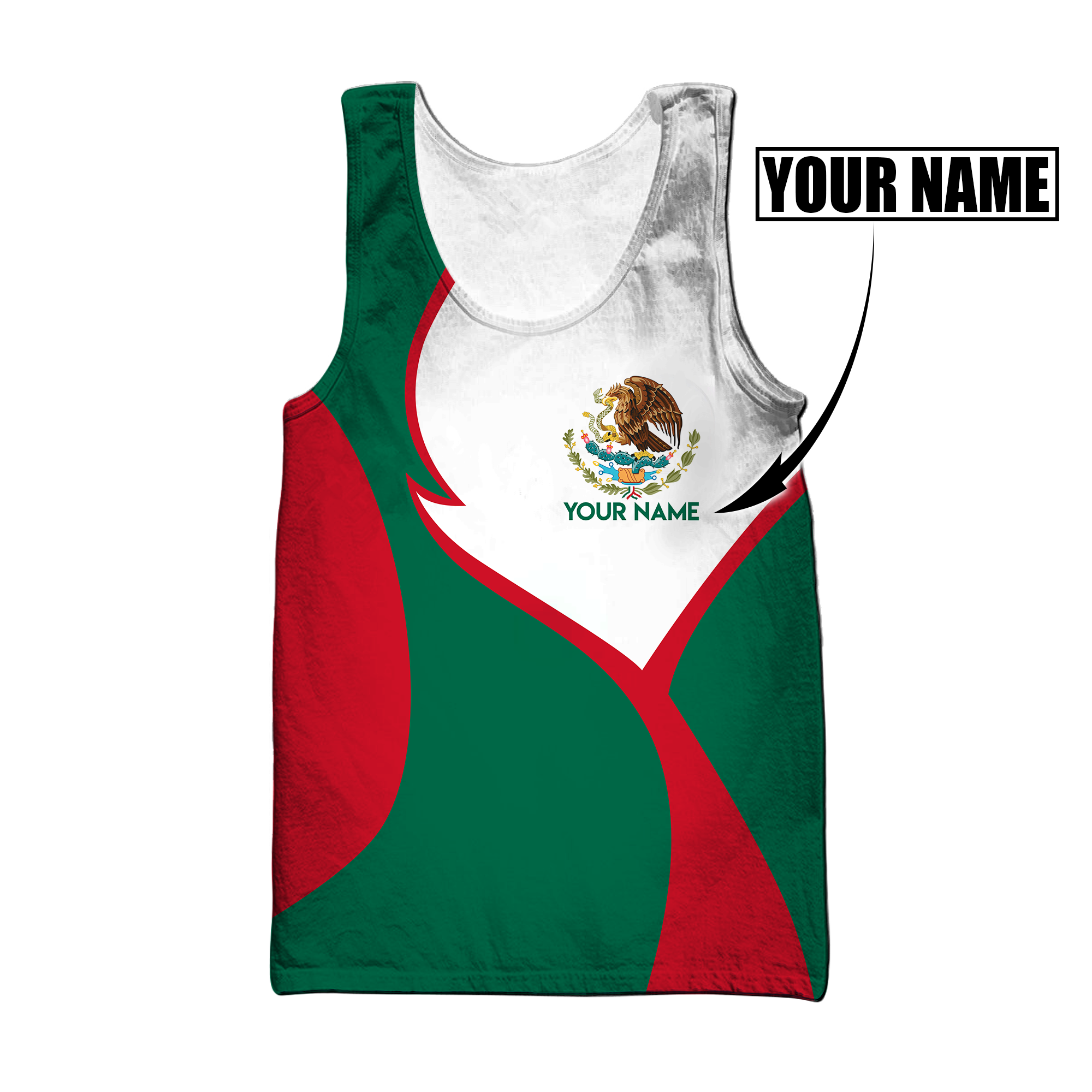Mexico Hoodie Perionalized 3D All Over Printed Hoodie Shirts