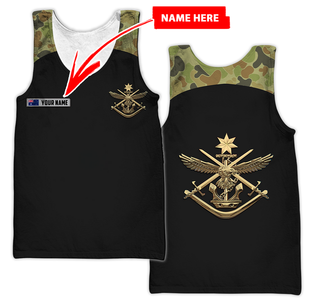 Personalized Australian Defence Force 3D Printed Unisex Shirts TN PD29032103