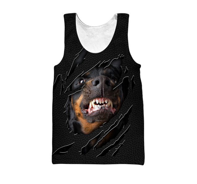 Rottweiler 3D hoodie shirt for men and women custom name