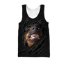 Rottweiler 3D hoodie shirt for men and women custom name