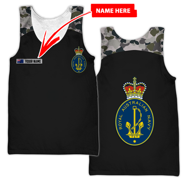 Personalized Royal Australian Navy 3D Printed Unisex Shirts TN PD29032104