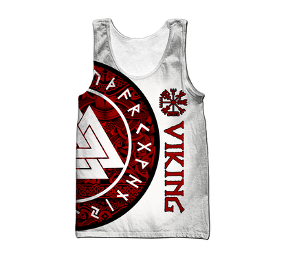 Customized Name Viking 3D All Over Printed Unisex Shirts