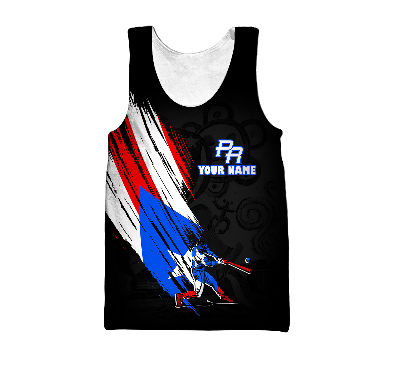 Custom Name Baseball Puerto Rico Hoodie For Men And Women MH15032102