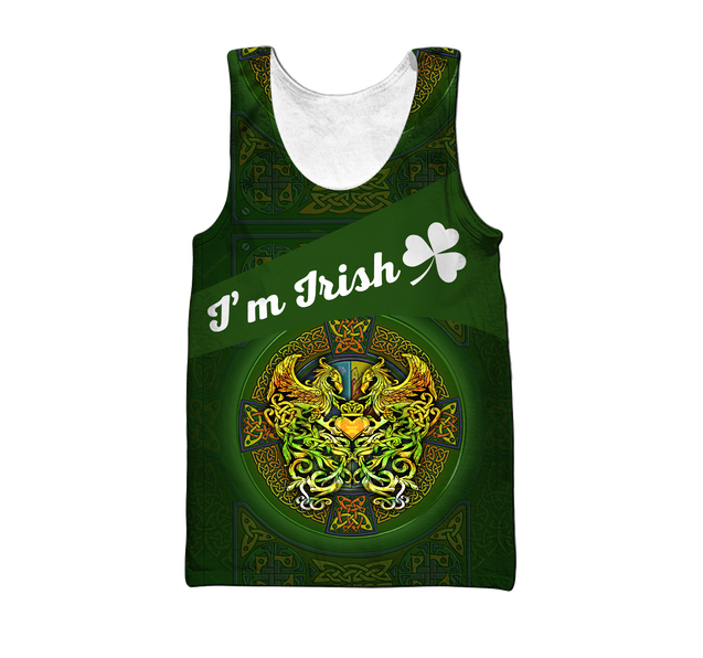 I'm Irish Celtic Phoenix Saint Patrick's Day 3D All Over Printed Shirts For Men And Women TN