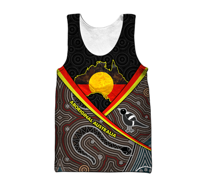 Custom name Proud to be aboriginal Totem Brown 3d printed Cloak