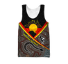 Custom name Proud to be aboriginal Totem Brown 3d printed shirts