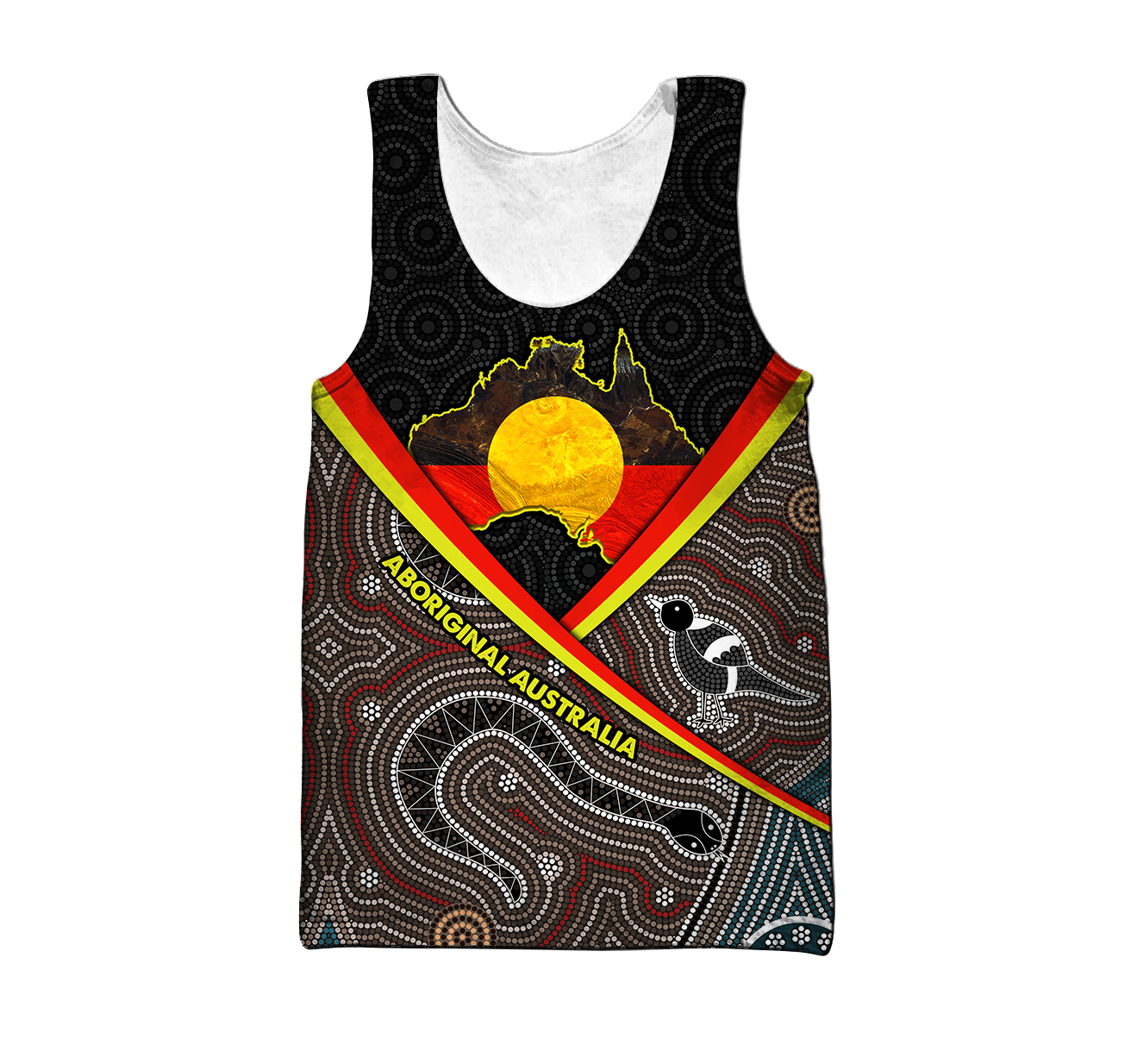 Custom name Proud to be aboriginal Totem Brown 3d printed summer shirts