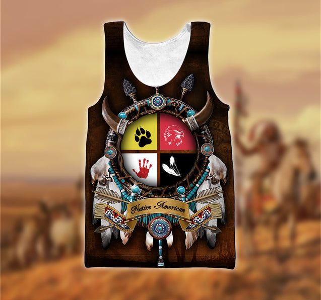 Native American 3D All Over Printed Unisex Shirts