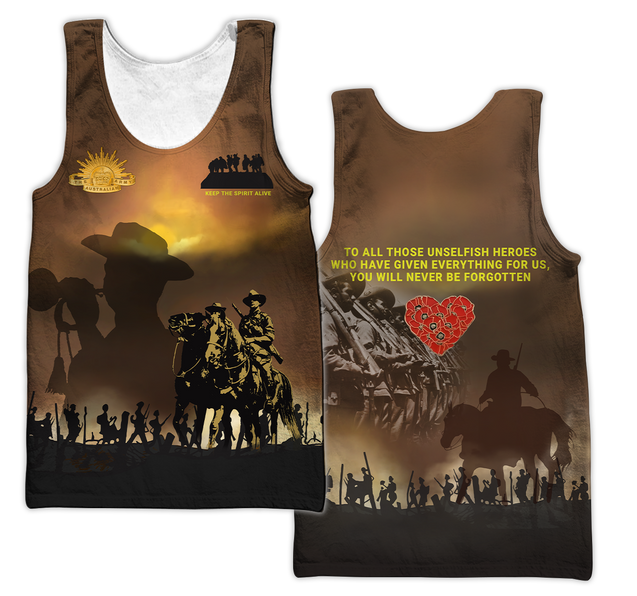 Anzac Day 3D Printed Unisex Shirts TN PD31032102