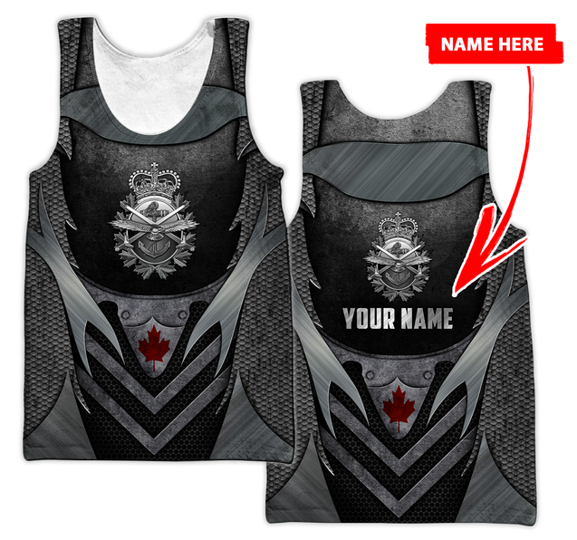 Custom Name XT Canadian Armed Forces 3D Printed Clothes PD16042103