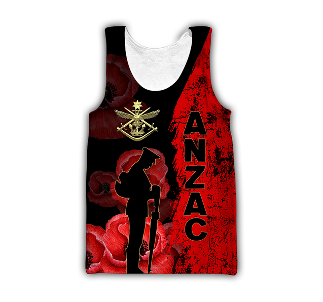 Anzac Day Australian Defence Force 3D Printed Unisex Shirts TN NTN02042102