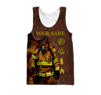 Customize Name Firefighter Hoodie For Men And Women TNA13052107