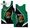 Persionalized Mexico 3D All Over Printed Unisex Hoodie