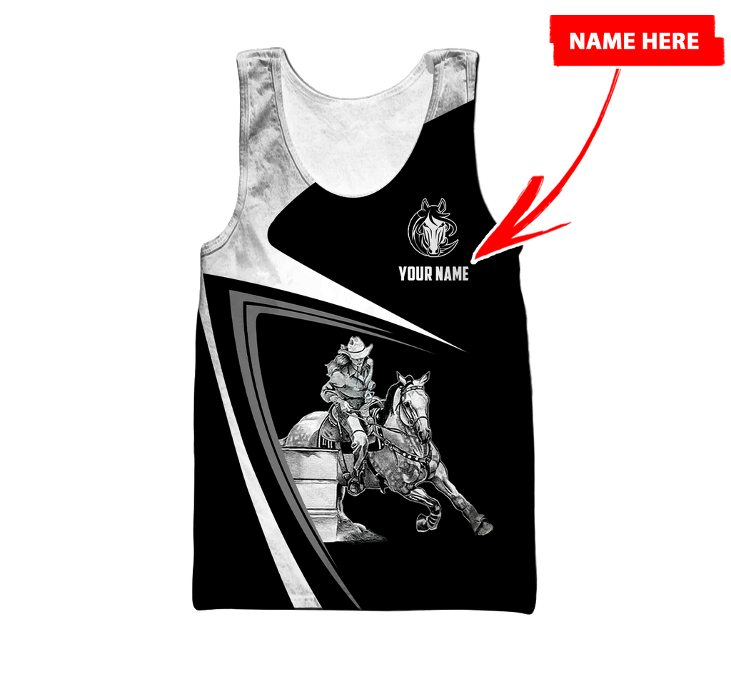 Personalized Barrel Racing 3D All Over Printed Hoodie