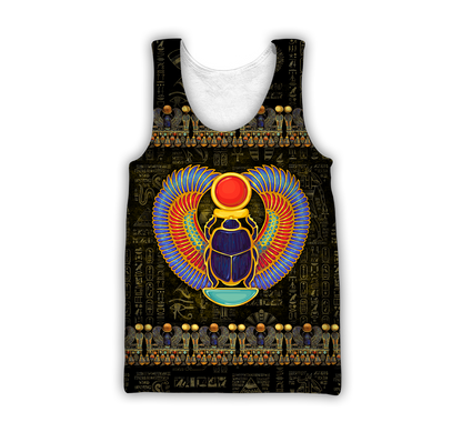 Egyptian Gods Ancient Khepri heart unisex 3d all over printed shirts