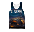 US Army Veteran 3D All Over Printed Shirts PD05012102