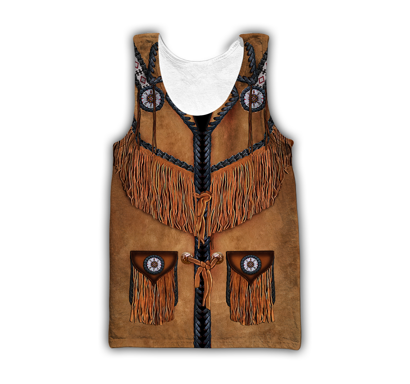Native Cowboy Jacket No21 Cosplay 3D Over Printed Unisex Deluxe Hoodie ML