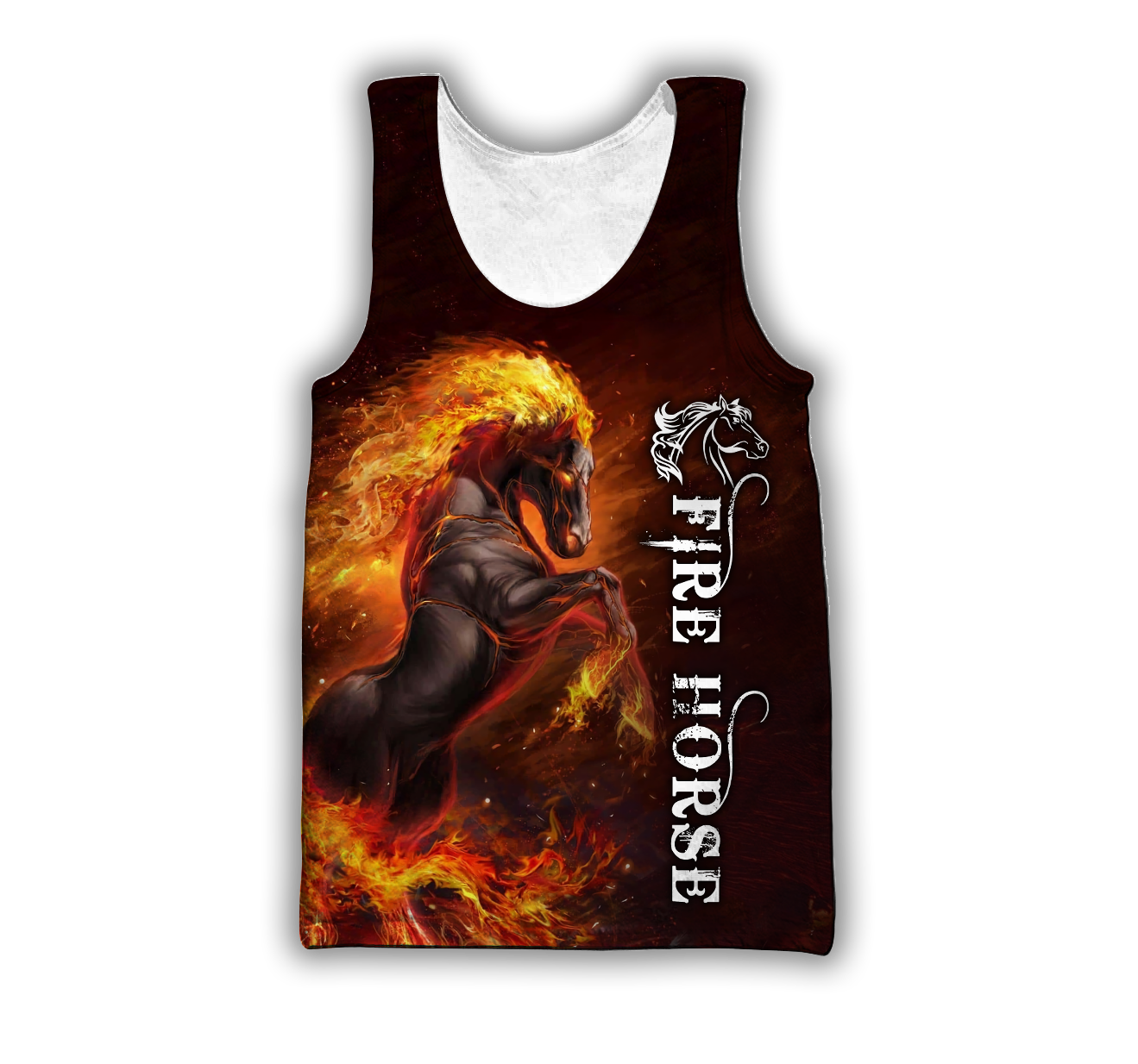Fire Horse 3D All Over Printed Unisex Shirts