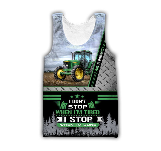 3D All Over Printed Tractor  Green Unisex Shirts Custom Name XT NTN20022104