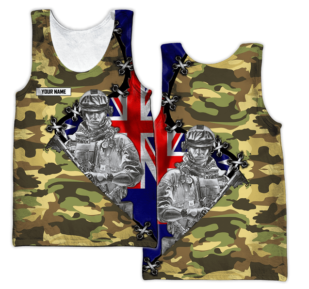 Personalized Australian Army Anzac Day 3D Printed Unisex Shirts TN