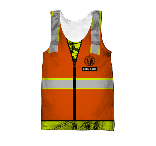 Personalized Ironworker Safety Just The Tip I Promise 3D Printed Unisex Shirts TN