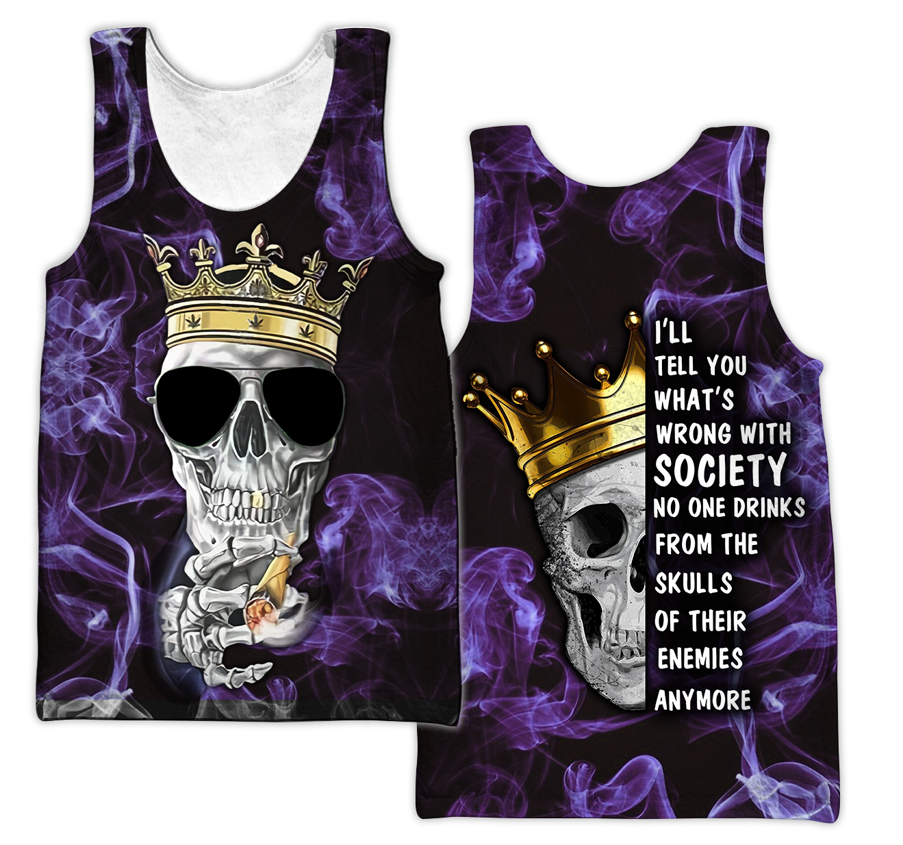 Premium Skull 3D All Over Printed Unisex Shirts