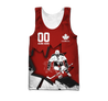 3D All Over Printed Hockey Canada Unisex Shirts Custom Name Custom number XT TNA11032101