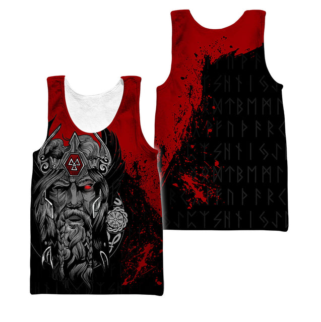 Viking Odin 3D All Over Printed Unisex Shirts