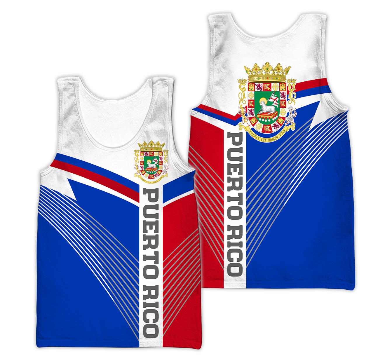 Customize Name Love For Puerto Rico 3D All Over Printed Unisex Shirts