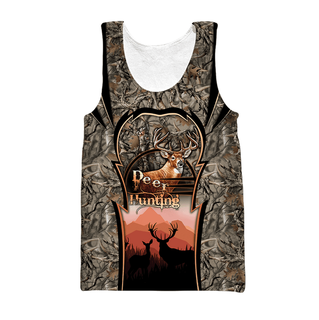 Deer Hunting Persionalized Name 3D All Over Printed Shirts