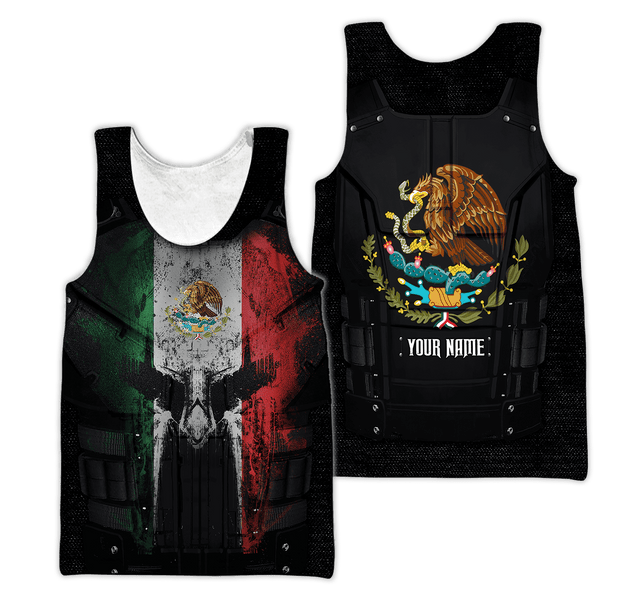 Customized Name Coat Of Arms Mexico 3D All Over Printed Unisex Shirts