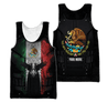 Customized Name Coat Of Arms Mexico 3D All Over Printed Unisex Shirts