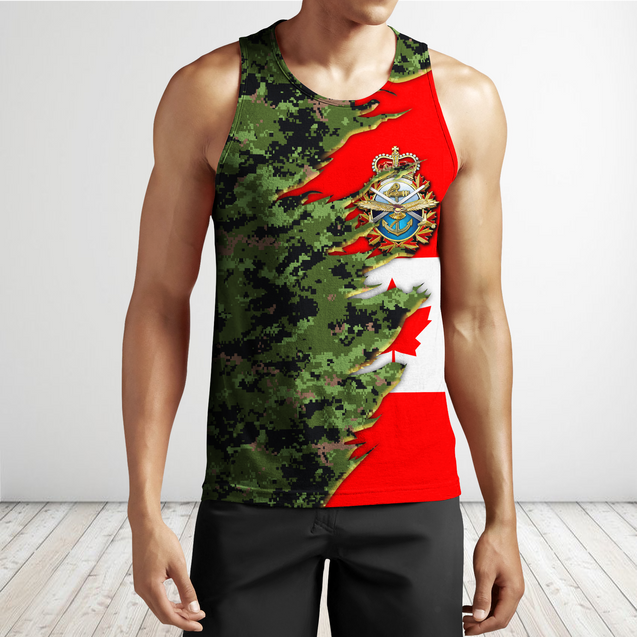 Canadian Armed Forces Veteran 3D All Over Printed Shirts MH13032103