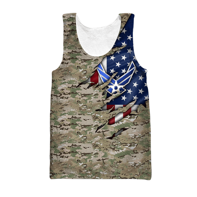 United States Air Force 3D All Over Printed Unisex Shirts