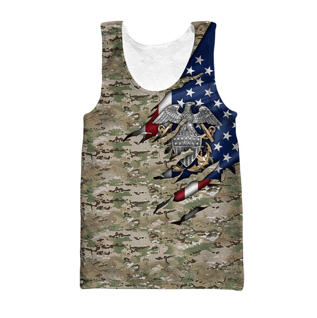 United States Navy 3D All Over Printed Unisex Shirts