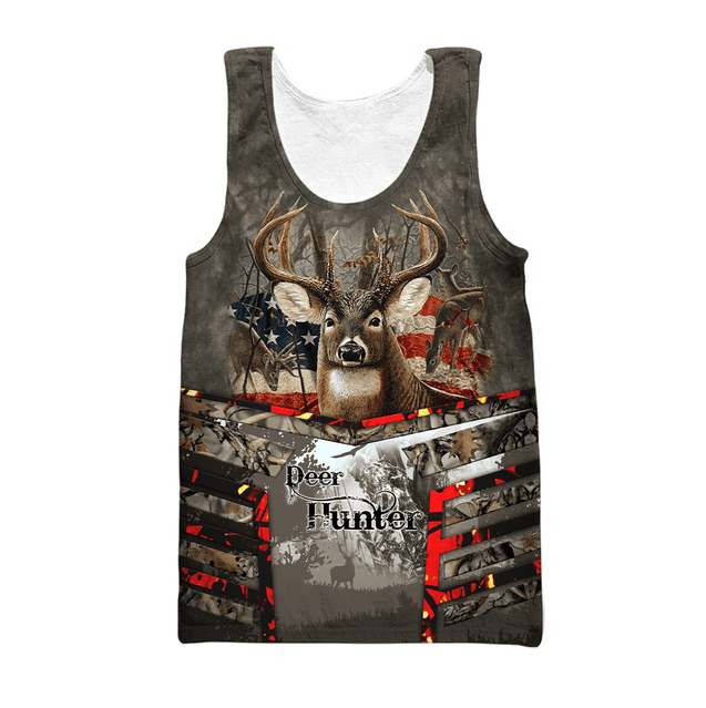 Deer Hunting Personalized Name 3D All Over Printed Shirts AM19052102