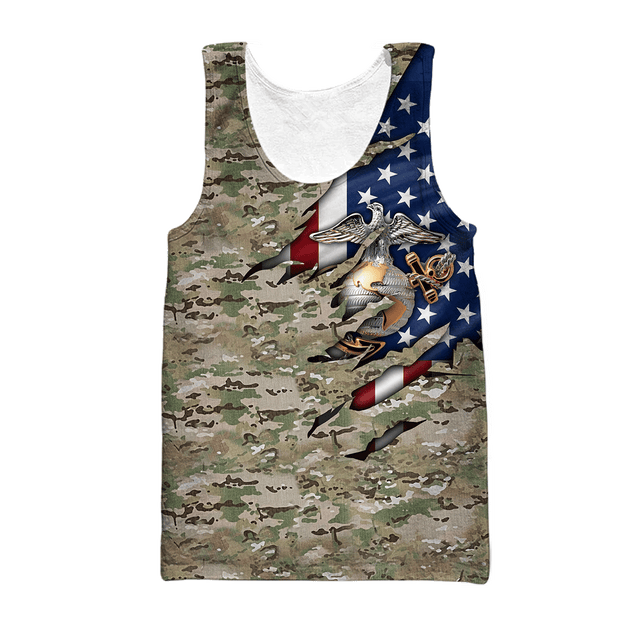 United States Marine Corps 3D All Over Printed Unisex Shirts