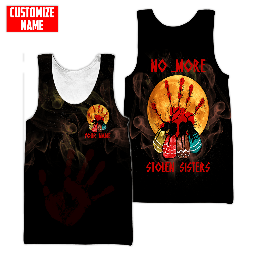 Customized name Native American No More Stolen Sisters 3D All Over Printed Unisex Shirts