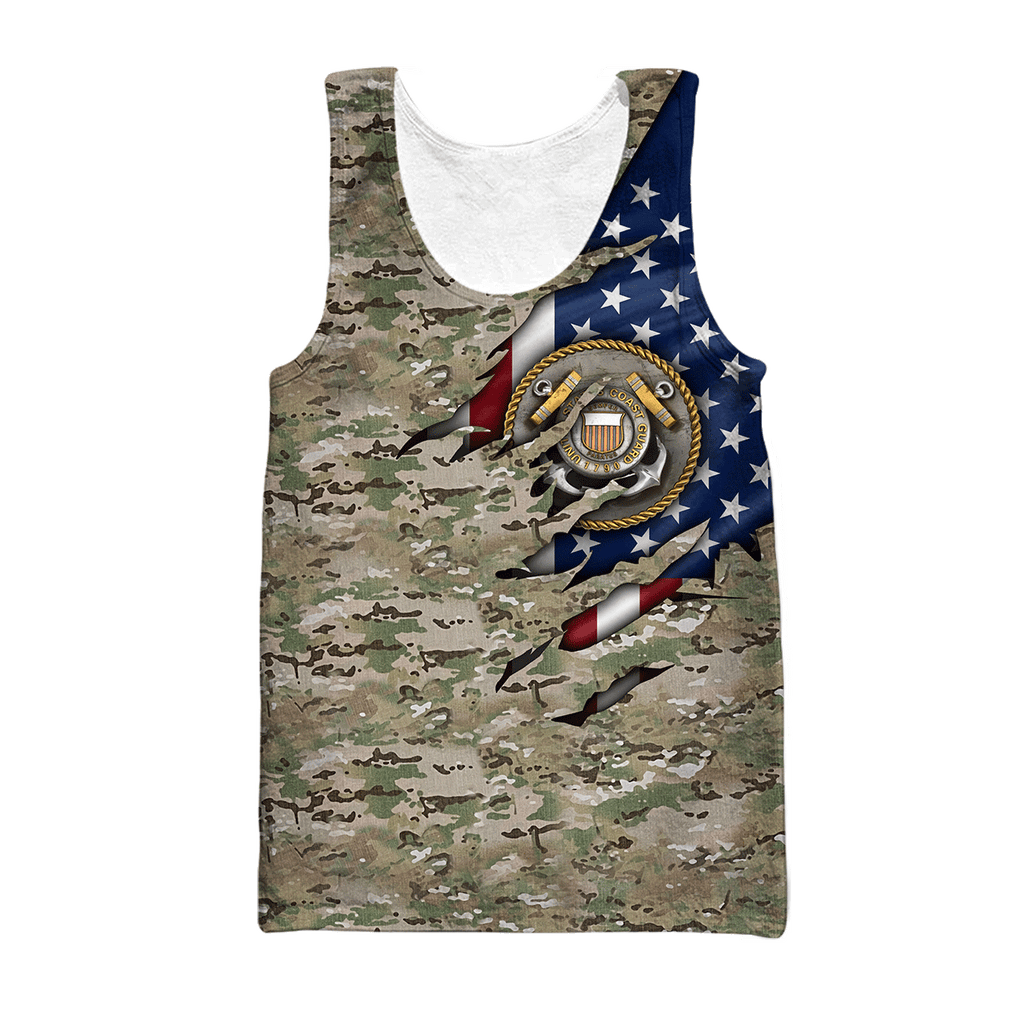 United States Coast Guard 3D All Over Printed Unisex Shirts