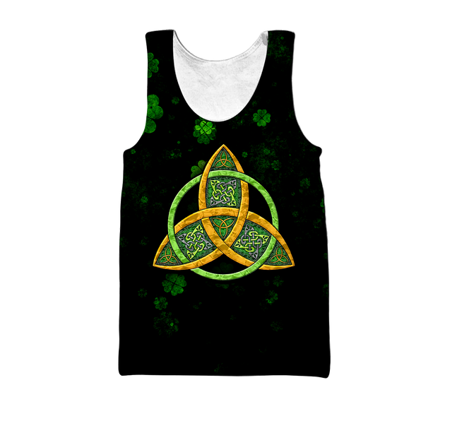 Irish St.Patrick day Celtic 3d hoodie shirt for men and women custom name