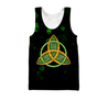 Irish St.Patrick day Celtic 3d hoodie shirt for men and women custom name